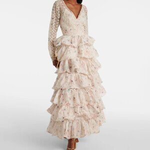 Zimmermann Halliday ruffled tiered cotton gown